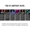 TD-17 Artist Kits medföljer kostnadsfritt när du registrerar ditt TD-17 digitala trumset hos Roland