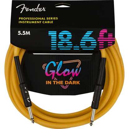 Fender Professional Glow In The Dark Cable 18,6' Orange