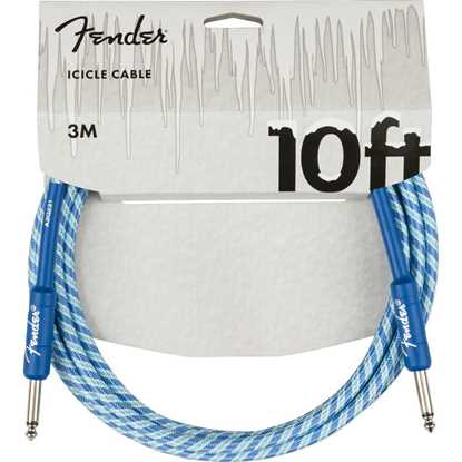 Fender Icicle Holiday Cable 10' Blue