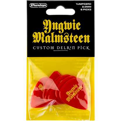 Dunlop Yngwie Malmsteen 2,0mm Red Plektrum 6-pack
