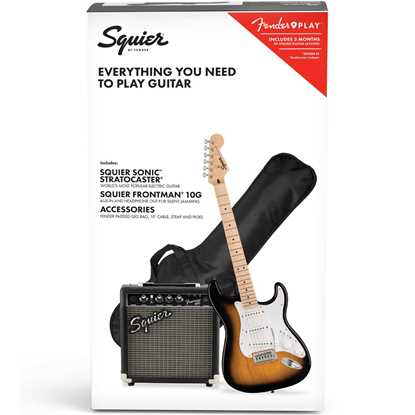 Squier Sonic™ Stratocaster® Pack 2-Color Sunburst