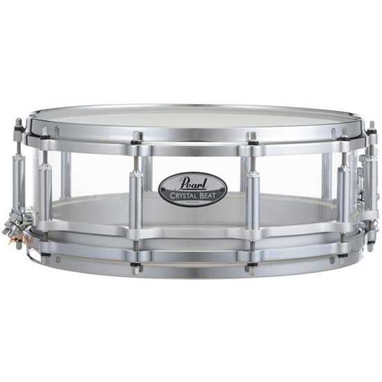 Pearl Crystal Beat Free Floating Snare Drum CRB1450S/C730 Ultra Clear