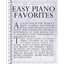 Library Of Easy Piano Favorites
