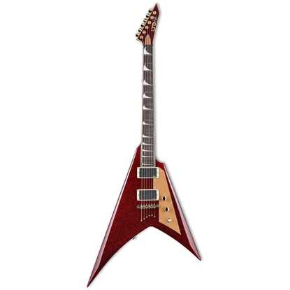 ESP LTD KH-V Red Sparkle Kirk Hammett signatur elgitarr