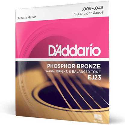 D'Addario EJ23 Phospor Bronze Super Light
