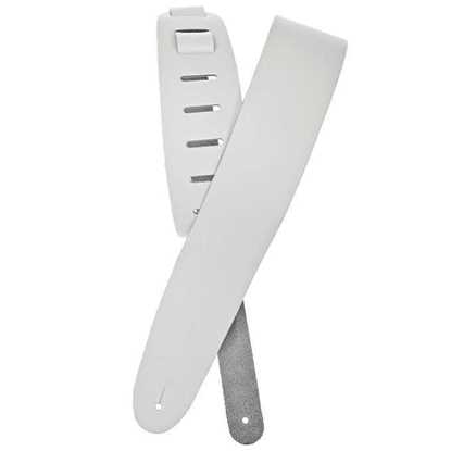 Planet Waves Basic Leather Guitar Strap White