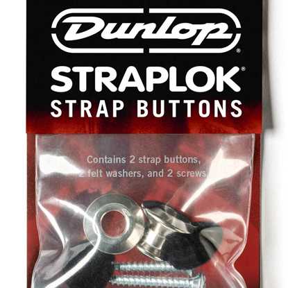 Dunlop Straplok® Dual Design Strap Button Set Nickel