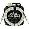 Ernie Ball Flex Instrument Cable Glow In Dark 3 Meter