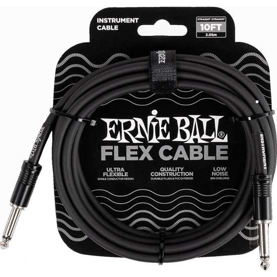 Ernie Ball Flex Instrument Cable Black 3 Meter