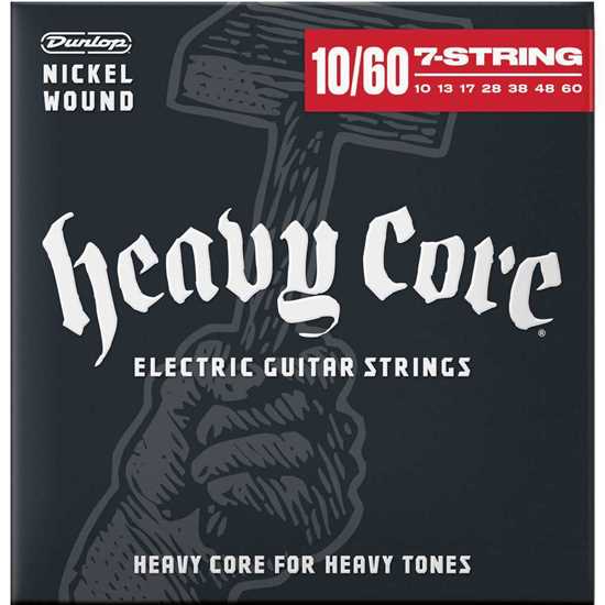 Jim Dunlop DHCN10607 Heavy Core Electric Guitar Strings 10-60