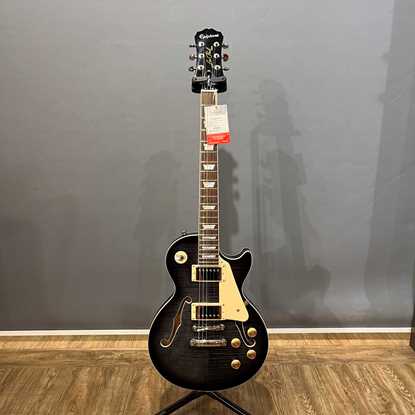 Bild på Epiphone Les Paul ES Pro Transparent Black (Begagnad)