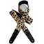 Denmark Street Straps Leopard Skin Pill Box Hat