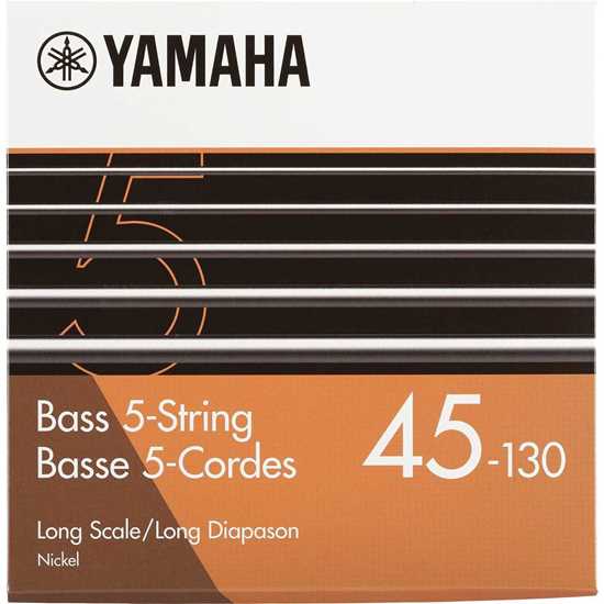 Yamaha Nickel Bass Guitar Strings 5-String Long Scale 45-130