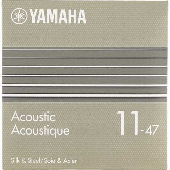 Yamaha Silk & Steel Acoustic Guitar Strings Compound Light 11-47