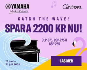 Bild för kategori Spara 2200 kronor på Yamaha digitalpiano