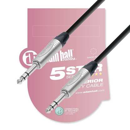 Adam Hall TRS-TRS Balanced Cable K5BVV0300 3 Meter