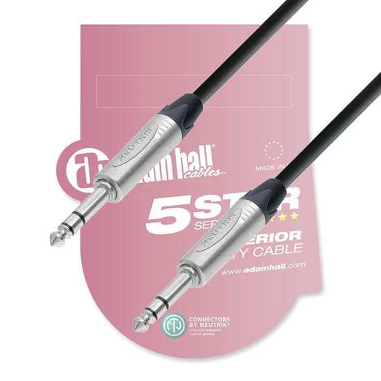 Adam Hall TRS-TRS Balanced Cable K5BVV0300 3 Meter