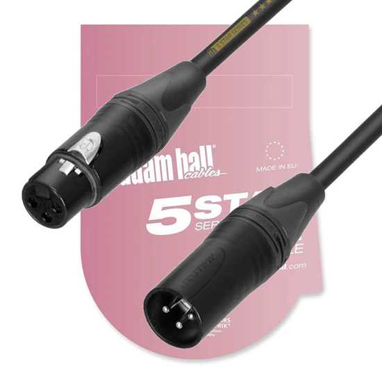 Adam Hall 5 Star Microphone Cable Neutrik® K5MMF0750 7,5 meter