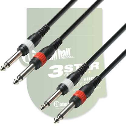 Adam Hall 3 Star Twin Cable K3TPP0600 6 Meter