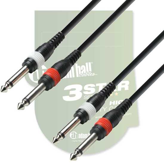 Adam Hall 3 Star Twin Cable K3TPP0600 6 Meter