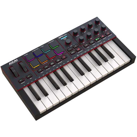 Akai MPK Mini IV Black midikeyboard usb-keyboard
