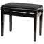 Pulse Pianopall Deluxe Polerad Svart