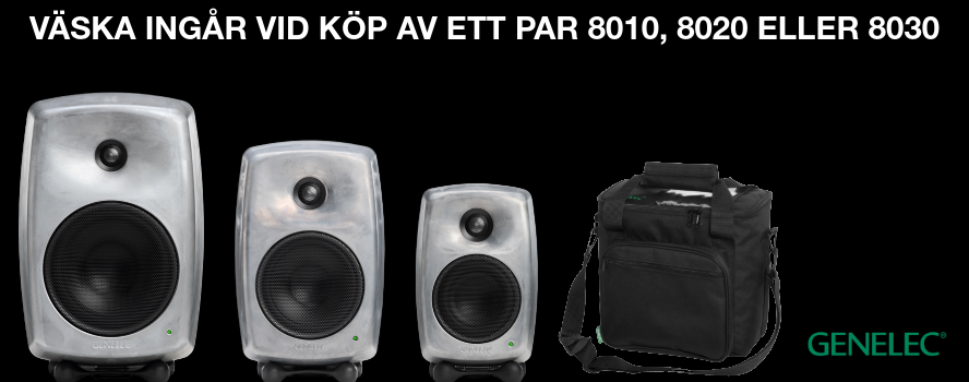 Genelec studiomonitorer studiohögtalare