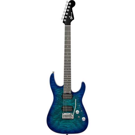Bild på Charvel ProMod Plus DK24 HH 2PT EB QM Chlorine Burst