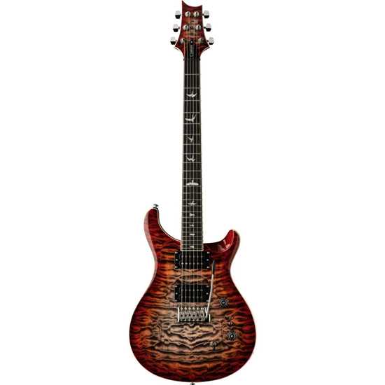 PRS SE Custom 24-08 Quilt Charcoal Cherry Burst