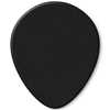Dunlop Celluloid Black Teardrop Pack Plektrum 12-pack