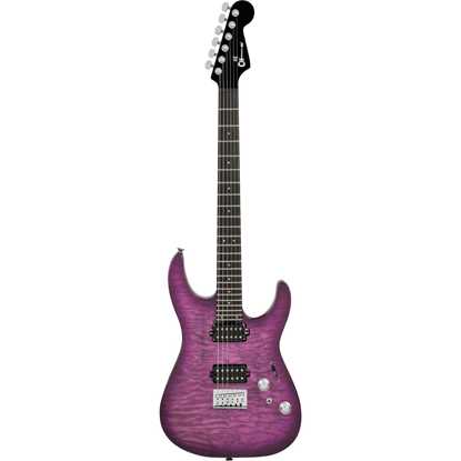 Charvel Pro-Mod Plus Dinky® DK24 HH HT E QM Violet Radiance