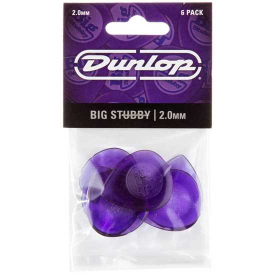 Dunlop Big Stubby 475P200 Plektrum 6-pack
