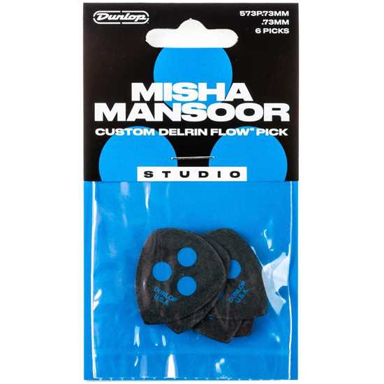 Dunlop Misha Mansoor Custom Delrin Flow® Pick Studio 6-pack
