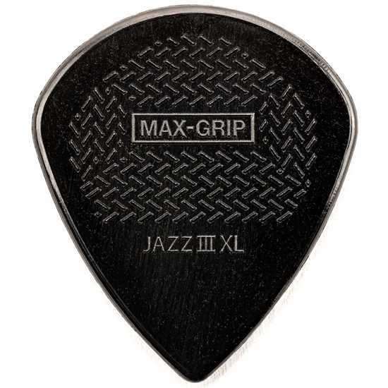 Dunlop Max-Grip® Jazz III XL Stiffo Pick 581-XLS 6-Pack