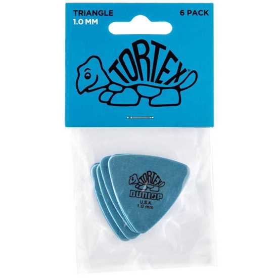 Dunlop Tortex® Triangle Pick 1.0 6-pack