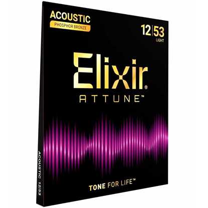Elixir ATTUNE® Phosphor Bronze Light 012-053