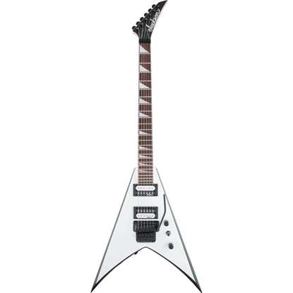 Jackson JS Series King V® JS32 White With Black Bevels framsida