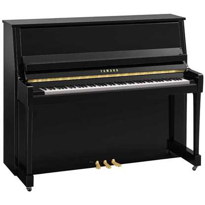 Yamaha B30PE Polished Ebony snett framifrån