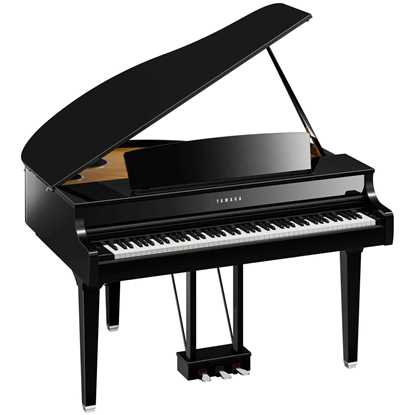 Yamaha CLP-895GP Polished Ebony i perspektiv