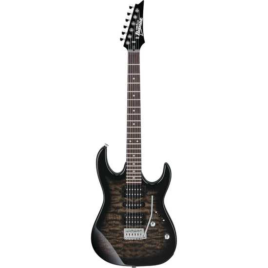 Ibanez GRX70QA-TKS Transparent Black Sunburst 
