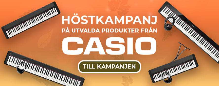 Höstkampanj på utvalda digitalpianon från Casio