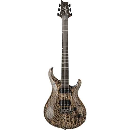 PRS Tekton T Black Tourmaline framsida