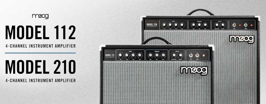Moog Model 112 och Model 210 – instrumentförstärkare för ditt sound