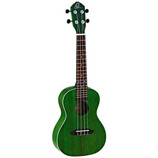 Ortega Earth Series Concert Ukulele Okoume Forest Green framsida